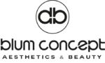 Logotipo e iconotipo de Blum Concept en color negro